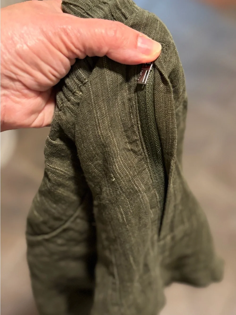 Athleta Olive Green Drawstring Waist Athletic Shorts
